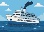 Kapal Feri rute Kaleanget sapudi jangkar