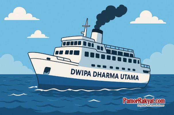 Kapal Feri rute Kaleanget sapudi jangkar