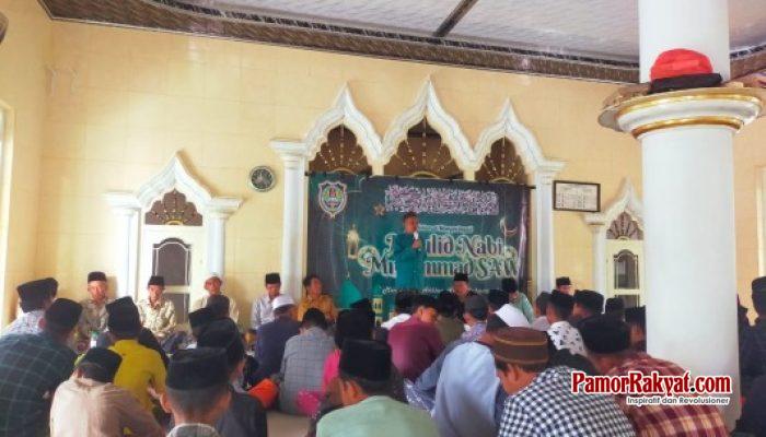 SMPN 1 Nonggunong Gelar Maulid Nabi di Masjid Miftahul Huda Tarebung, Meriah dan Penuh Khidmat